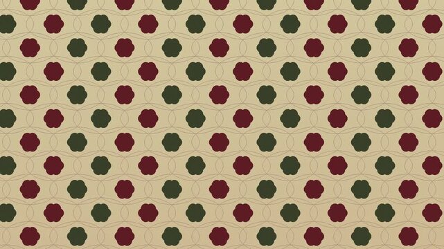Seamless soft burgundy victorian wallpaper pattern background loop