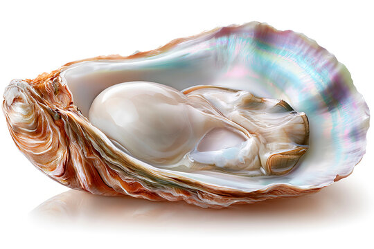 sea shell on white