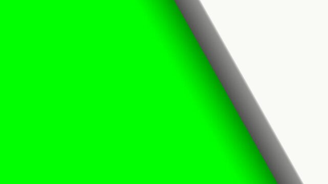 Page Curl Turn Transition Green Screen Chroma Key