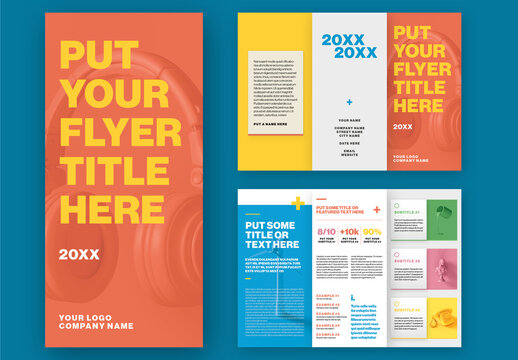 Print Trifold Flyer Layout