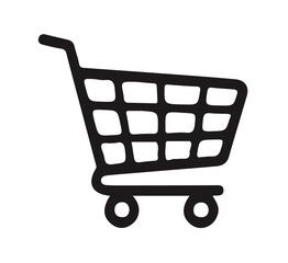 Shopping cart icon isolated on transparent background © Lethal_Sid