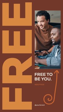 Bold Type Stories / Oversized Side Type and Curved Arrows for Team Stories and Brand Messages / Vertical / Part 03