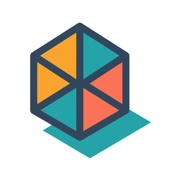 Dimensionality Reduction Icon for Data Analysis