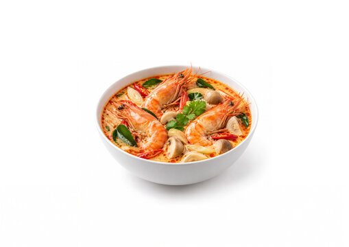 Thai food, Tom Yum Goong Spicy Shrimp Soup, Tom Yum Goong