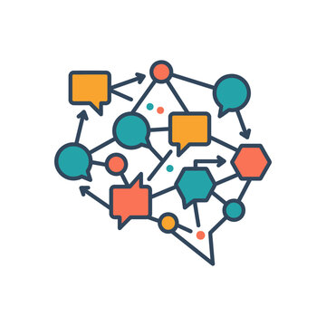 NLP Interface Icon for Conversational AI
