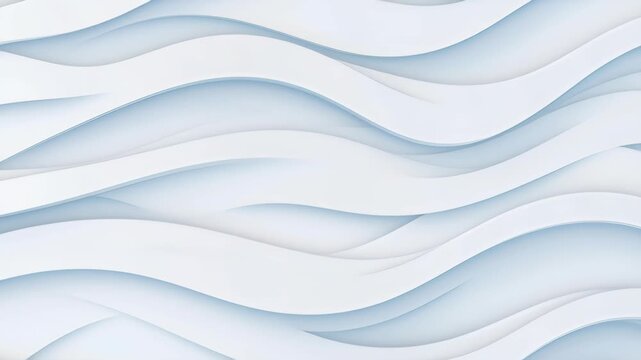 Abstract Wave Pattern: A soft, undulating abstract pattern featuring gentle blue and white waves, creating a serene and flowing visual experience, perfect for backgrounds and design elements.