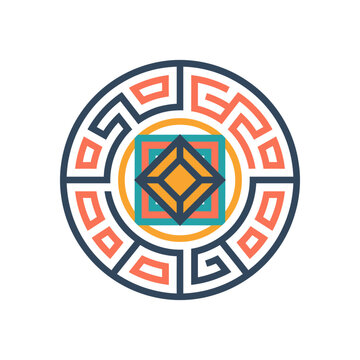 Neural Cryptography Icon for Secure Tech