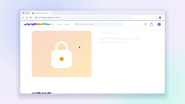 Online Shopping Interface Animation with Product Checkout