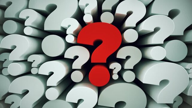 Light Question Mark Background
