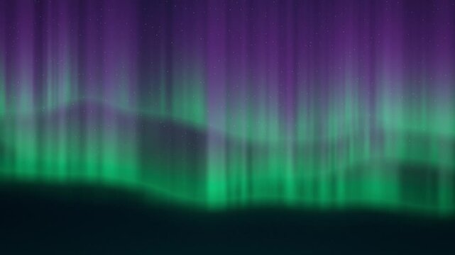 Seamless loop aurora borealis northern lights night sky