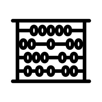 Abacus icon design template