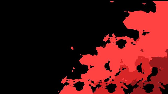 red ink splat background