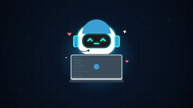 blue screen robot