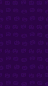 Dark purple Halloween pumpkin pattern seamless 