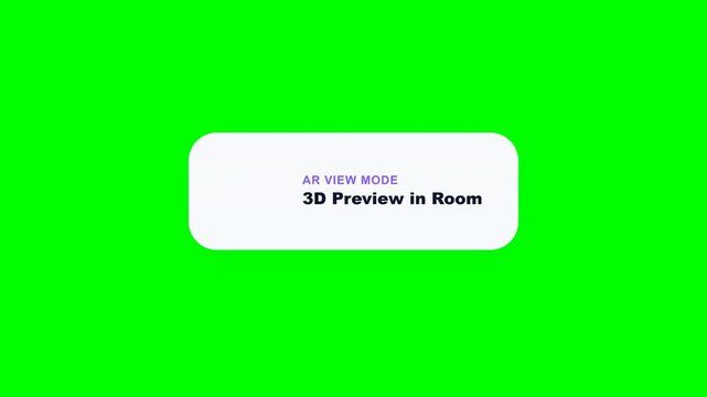 E-commerce ar view mode buttons with 3d preview icons