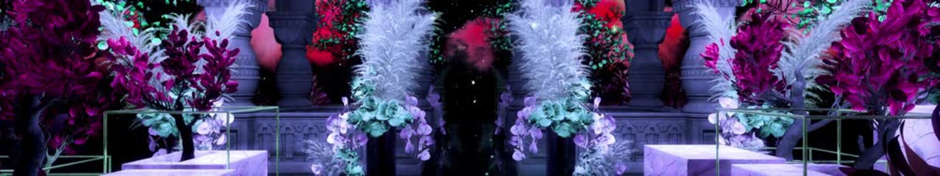 UltraWide HD Luxury Magic Garden Hall 08