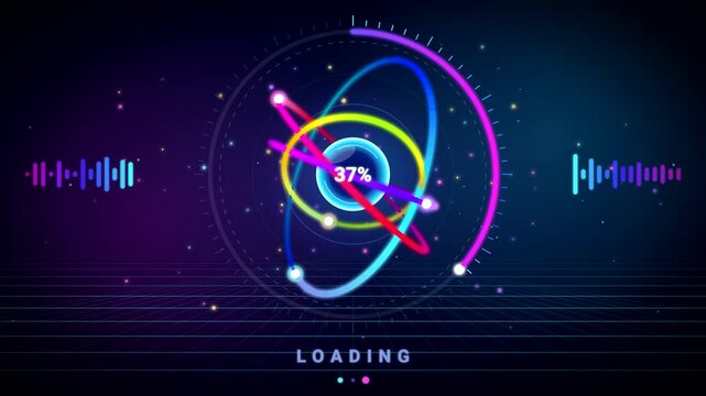 Gyroscope Orbit Loading Animation