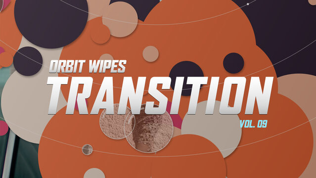 Orbit Wipes Transitions / Warm Orange and Peach Circular Wipes with Glass Discs for Fashion and Lifestyle Promos / Horizontal / Part 09