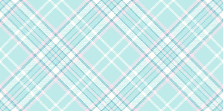 Crossed pattern background fabric, structure seamless texture textile. Foot check tartan vector plaid in light and snow colors.