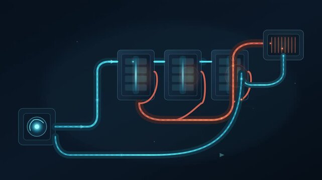 Liquid cooling loop for high performance data center servers showing heat removal and continuous coolant circulation