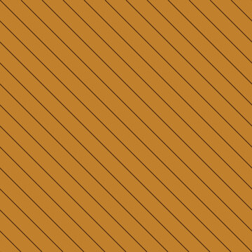 Seamless pattern featuring parallel thin dark brown diagonal lines on a light brown background