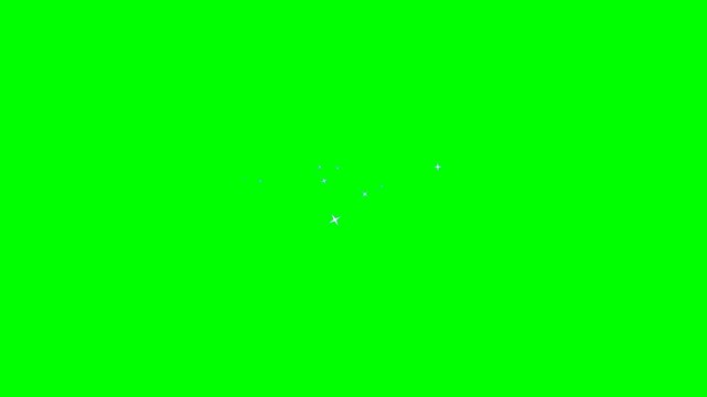 Welcome Back Text Animation Green Screen Chroma Key