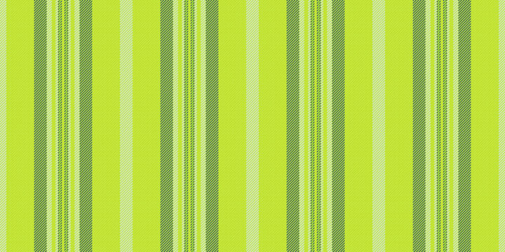 Etroke lines vertical texture, idea vector seamless fabric. Bop pattern background stripe textile in lime and cyan colors.