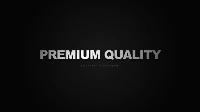 Premium Quality Liquid Metal Text Animation with Reflective Chrome Surface