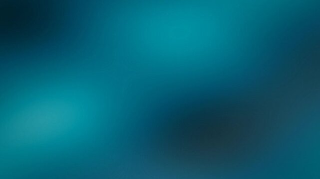 Moving abstract blurred petrol blue background, slow calm gradient loop for corporate presentations and business intros