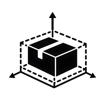 Parcel Measurement Icon for Right Size Carton Selection