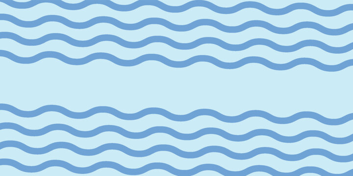 Latar belakang pola bergelombang biru dengan warna biru muda dan biru. Latar belakang memiliki tekstur yang halus dan mengalir dengan nada biru. Vektor latar belakang pola psikedelik.