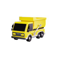 Articulated Dump Truck 3d render icons © HacaStudio