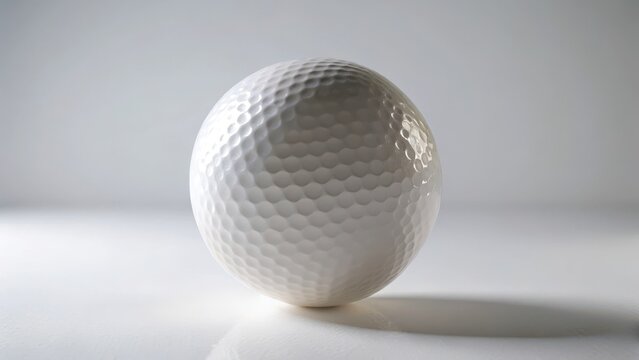 White ball isolated on white