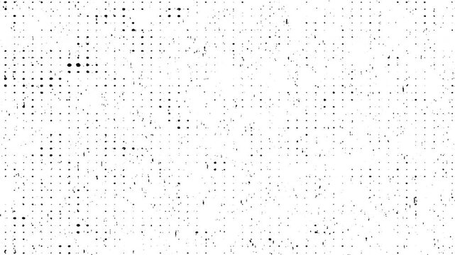 Urban grunge halftone loop animation background with dot pattern overlay for creative video editing