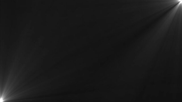 Shine or sun effect on cc light ray animation. Glitter, shiny, bright, flare footage Isolated light rays animation.