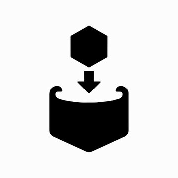 Digital Wallet Payment Token Provisioning Flat Icon