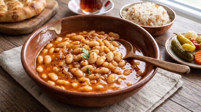 Turkish Kuru Fasulye White Bean Stew