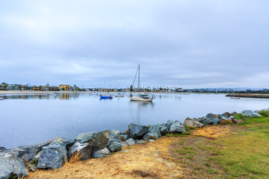 Mariners Basin in the Early Summer Morning, San Diego, CA