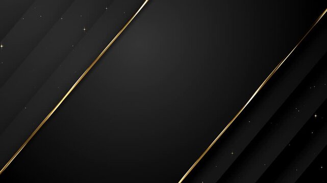 Luxury Dark Parallel Gold Diagonal Lines and Subtle Layers Particles Trailer Titles Cinematic Openers Intro Background Loop