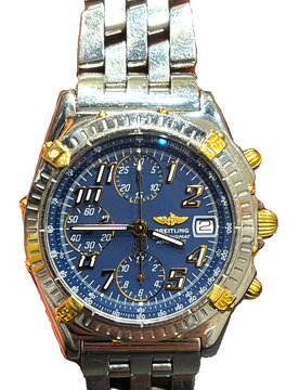  BREITLING_ブライトリング_ クロノマット ビコロ_B13050.1 _ 自動巻腕時計