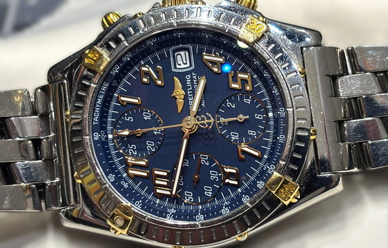  BREITLING_ブライトリング_ クロノマット ビコロ_B13050.1 _ 自動巻腕時計