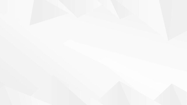 Abstract geometric white background with subtle triangular low poly texture and soft lighting.