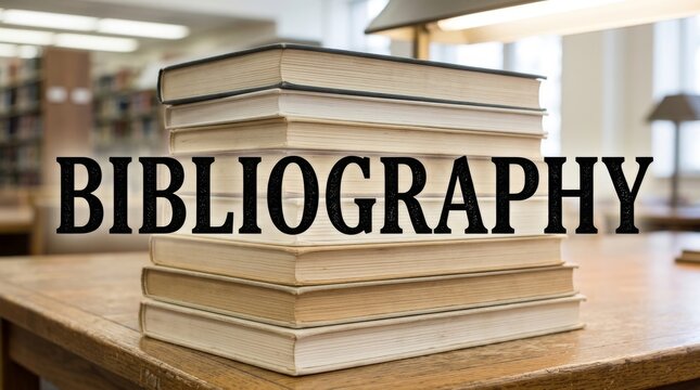 Bibliography Books Research Reading and Academic References