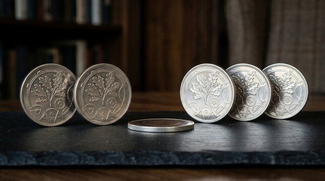 Isolated Coin Between Groups as a Metaphor for Low Self-Esteem