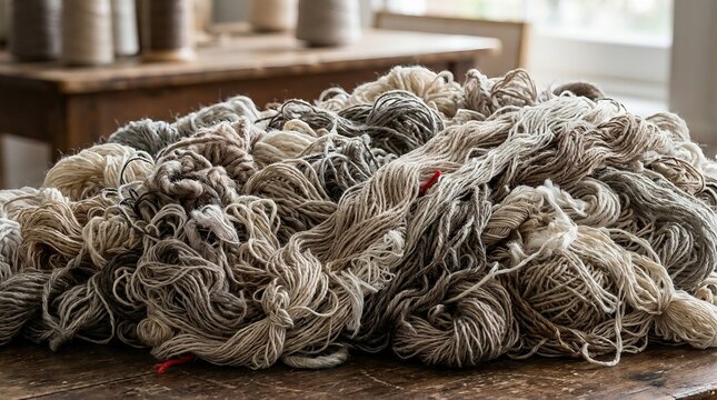 Tangled Yarn as a Metaphor for Self-Doubt