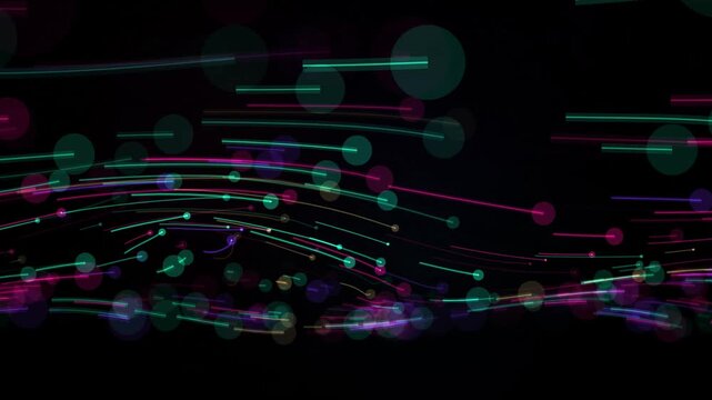 Abstract Quantum Flow Topography Seamless Seamless Motion Loop 4K