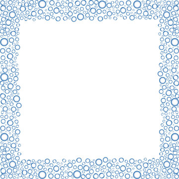 square bubble border soap bubbles frame
