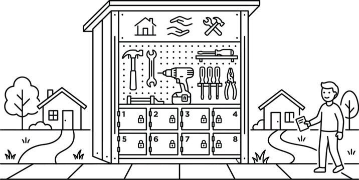 vector illustration of a house