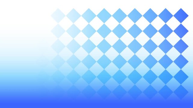 Blue Diamond Tiles Appearing in a Zigzag Sequence