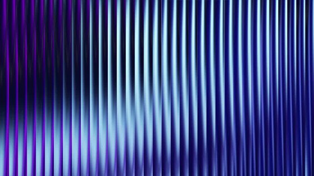 Vertical corrugated metal texture with blue and purple gradient lighting